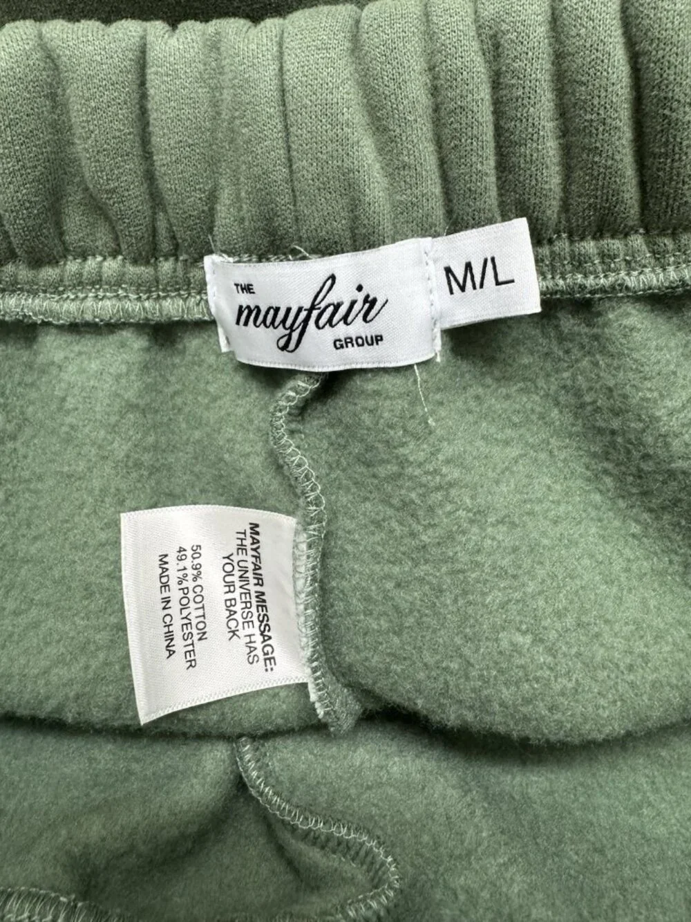 The Mayfair Group Sweatpants Green Empathy Always